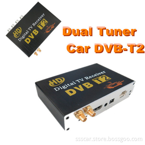 120~150km/H HD Car DVB-T2 TV Receiver for Columbia with 4 Video Output